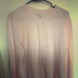 Baby pink cardigan